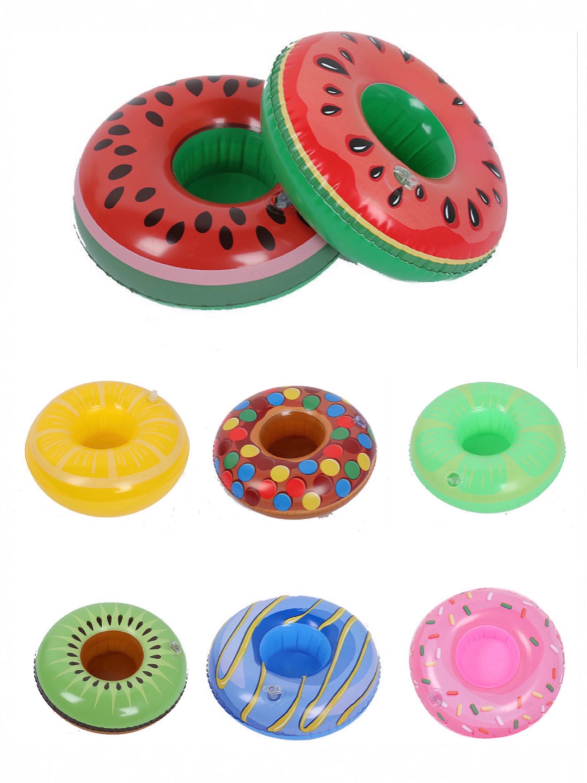 Inflatable Fruit For Accessory PVC Inflatable Floating Fruit Cup Holder - Promo Items, giveaways with ...