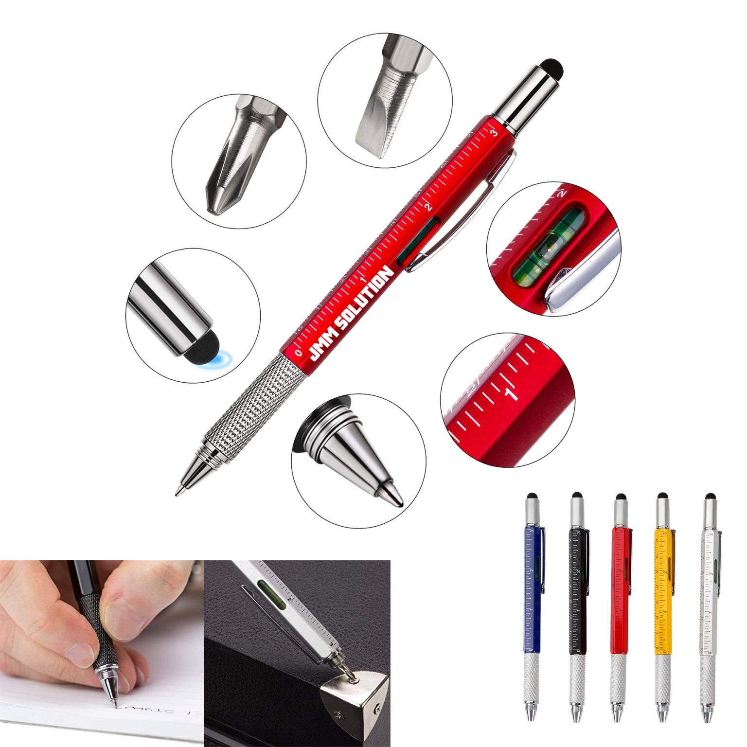 Multifunction 6 in 1 Tool with Ballpoint Pen - Promo Items, giveaways ...