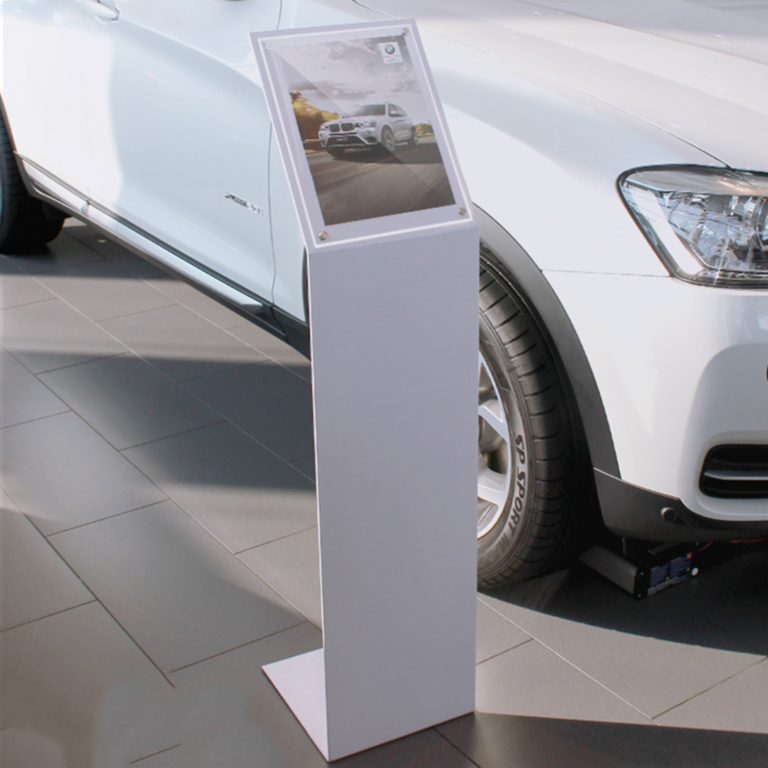 A4 Acrylic Pedestal Sign Holder Floor Stand - Promo Items, giveaways ...