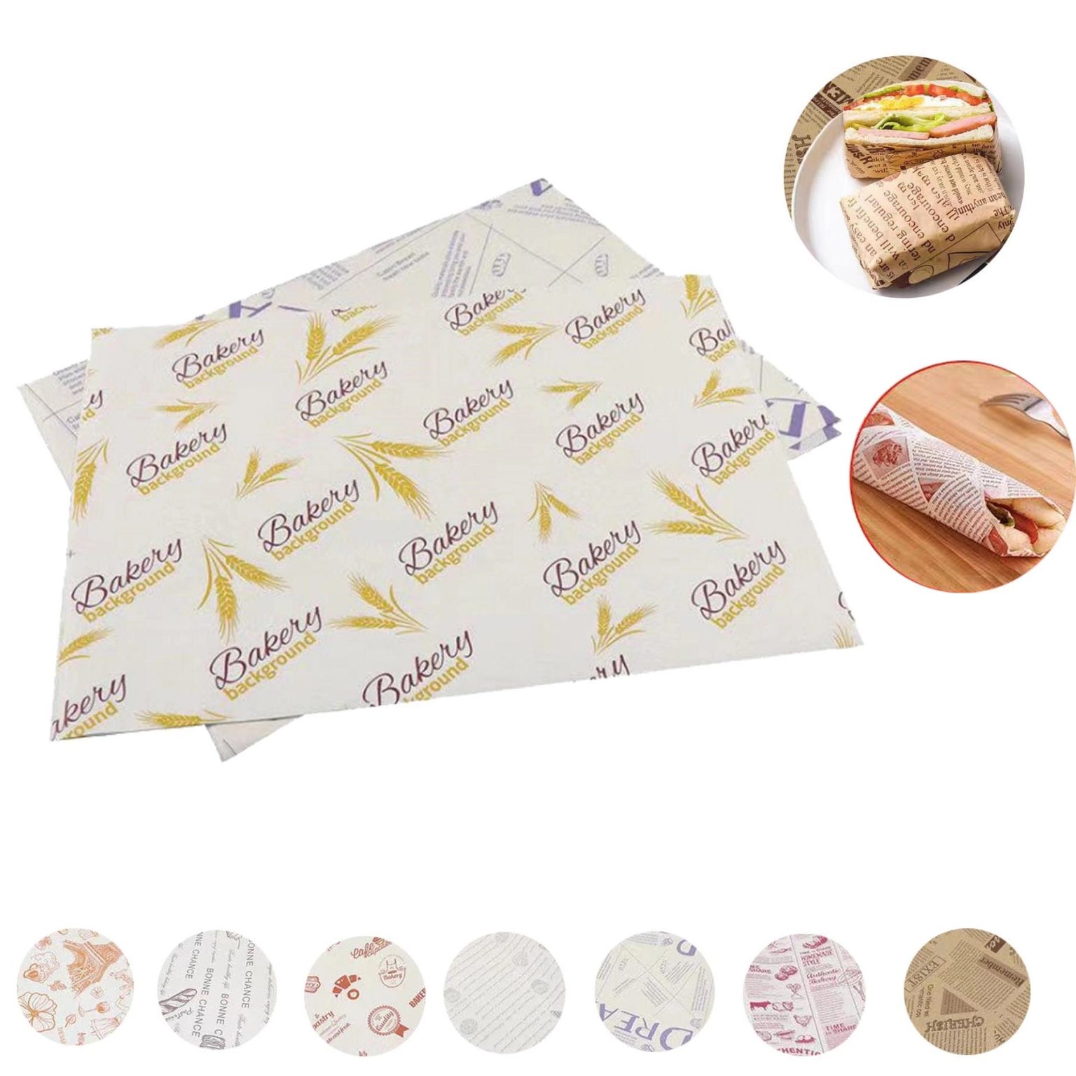 Food Wrapper Paper - Promo Items, giveaways with iPromotionPro