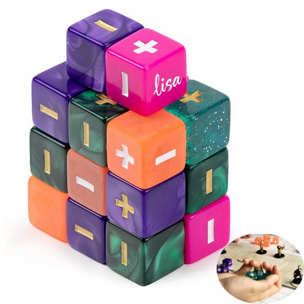 Kids Acrylic Educational Plus Minus Dice Toy - Promo Items, giveaways ...